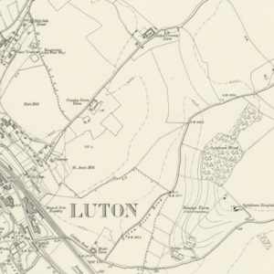 Lalleford Luton map