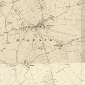 Manor of Bellcourt, Bidford map