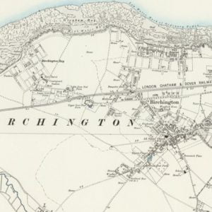 Manor of Broadgate, Birchington map