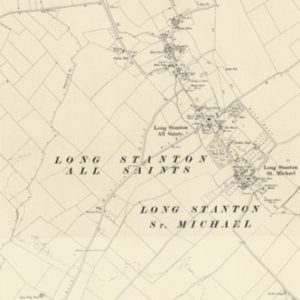 Manor of Campes, Long Stanton map