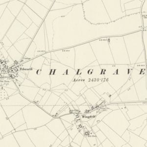 Manor of Chalgrave map