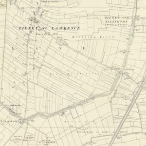 Manor of Chervilles, Tilney map