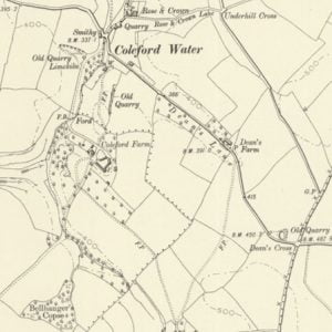 Manor of Coleford map