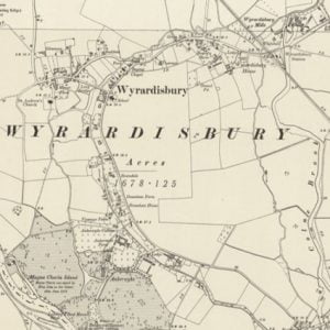 Manor of Cow or Cokke, Wyrardisbury map