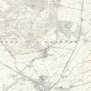 Manor of Cowburn, Kirkham map
