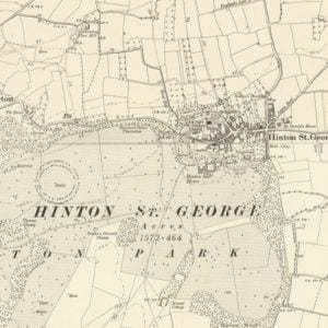 Manor of Craftewarre, Hinton St George map