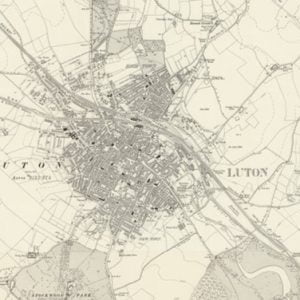 Manor of David Ashby, Luton map