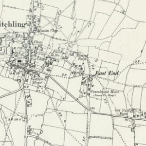 Manor of Dymocks, Ditchling map