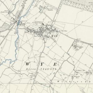 Manor of Dytons, Wye map