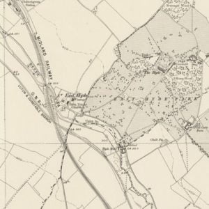 Manor of East Hyde map