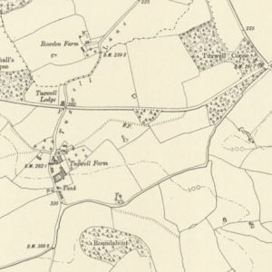 Manor of East Tuxwell map