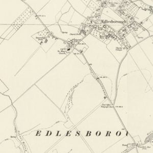 Manor of Eastbury, Edlesborough map