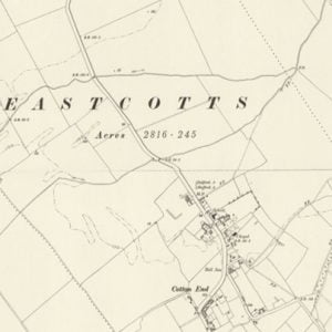 Manor of Eastcotts map