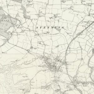 Manor of Ewelme, Steyning map