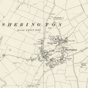 Manor of Fitzjohns or Sherington map