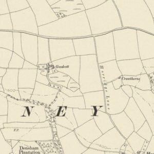 Manor of Goodcott map