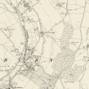 Manor of Goodwins, Wooburn map
