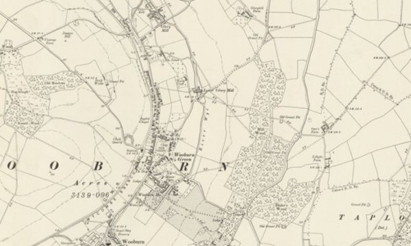 Manor of Goodwins, Wooburn map