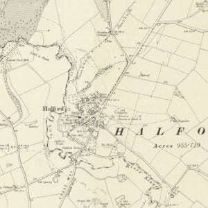 Manor of Halford Map