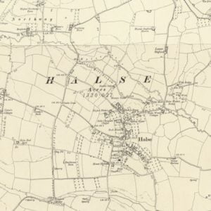 Manor of Halse Arundell map