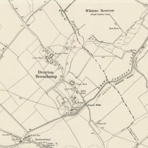 Manor of Harveys, Drayton Beauchamp map