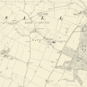 Manor of Haws, Salle map