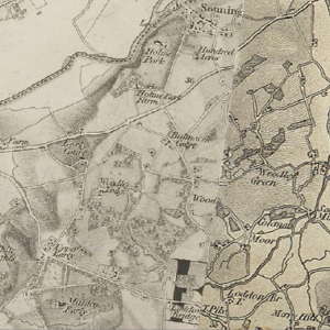 Manor of Haywards map