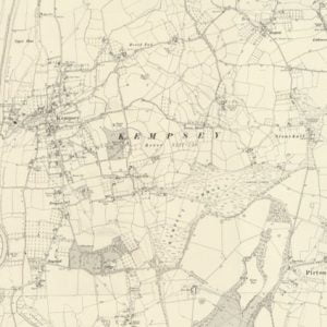 Manor of Howdens, Kempsey map