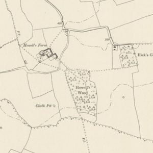 Manor of Howells map