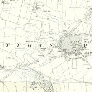 Manor of Hutton Mynchon, Huttons Ambo map