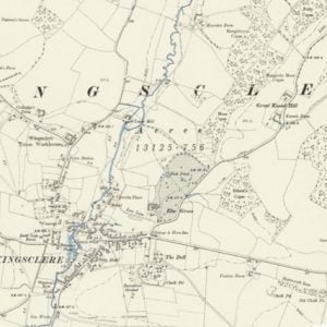 Manor of Kingsclere map