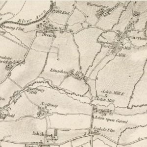 Manor of Kinsham map