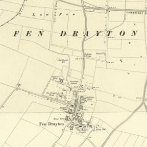Manor of Knyvetts Hall, Fen Drayton map
