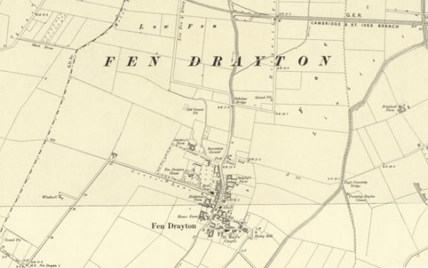 Manor of Knyvetts Hall, Fen Drayton map