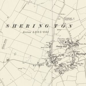 Manor of Le Hoo, Sherington map