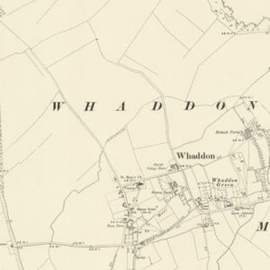 Manor of Lillyes, Whaddon map