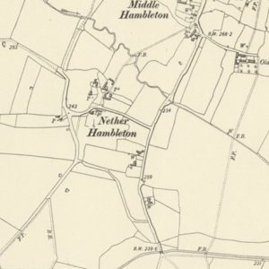 Manor of Little Hambleton map