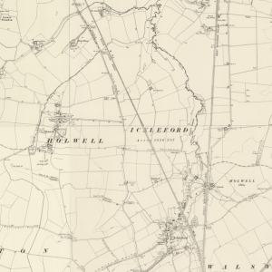 Manor of Little Holwell map