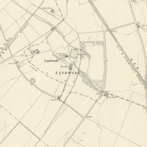 Manor of Little Landwade map