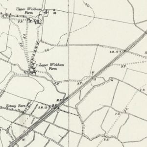Manor of Little Wyckham map