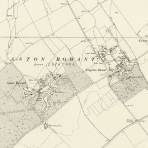 Manor of Milksoppes, Aston Rowant map