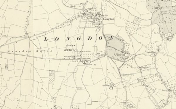 Manor of Mughgros, Longdon map