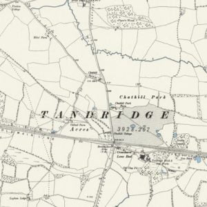 Manor of Newlands, Tandridge map