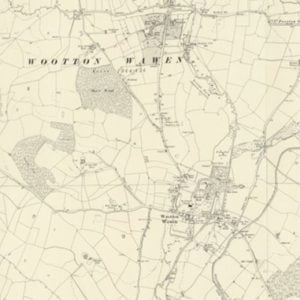 Manor of Offord, Wooton Wawen map