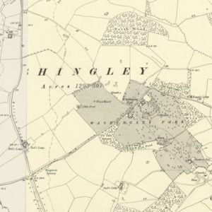 Manor of Ogerston, Washingley map