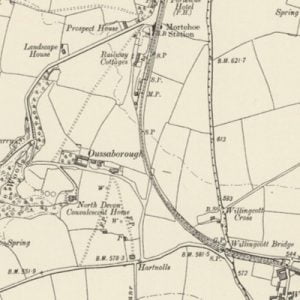 Manor of Oussaborough map