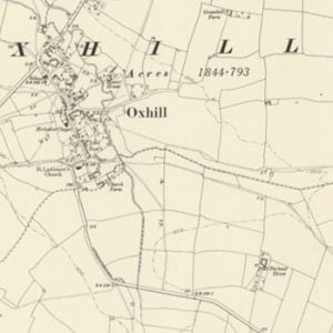 Manor of Oxhill Grange map