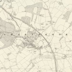 Manor of Parentines, Sharnbrook map