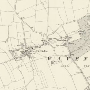Manor of Passelewes map