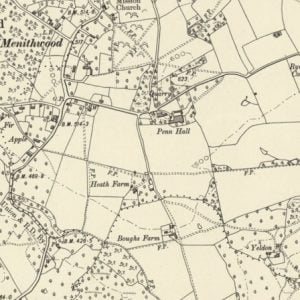 Manor of Penhull map